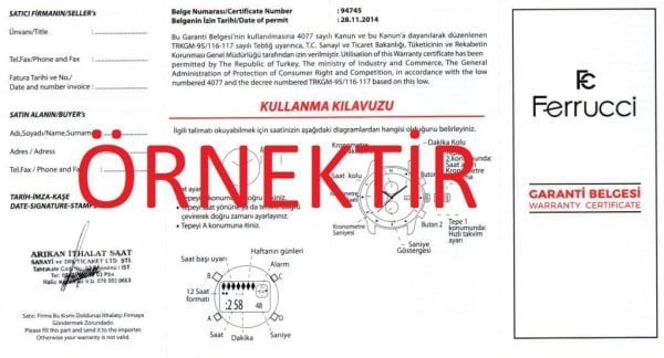 Ferrucci FC 13002M.04 Kadın Kol Saati