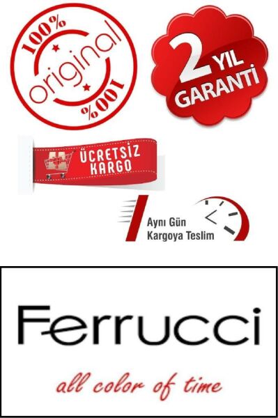 Ferrucci FC.13351H.07 Erkek Hasır Kol Saati