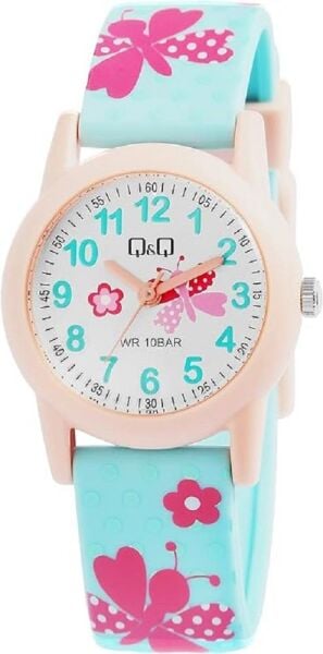 Q&Q VR99J015Y Kelebek Çiçek Desenli Çocuk Kol Saati