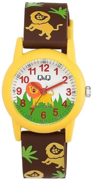 Q&Q V22A-019VY Aslan Desenli Çocuk Kol Saati