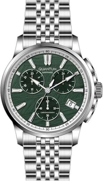 Quantum PWG1214.370 Kronograf Safir Cam 10 Bar Erkek Kol Saati