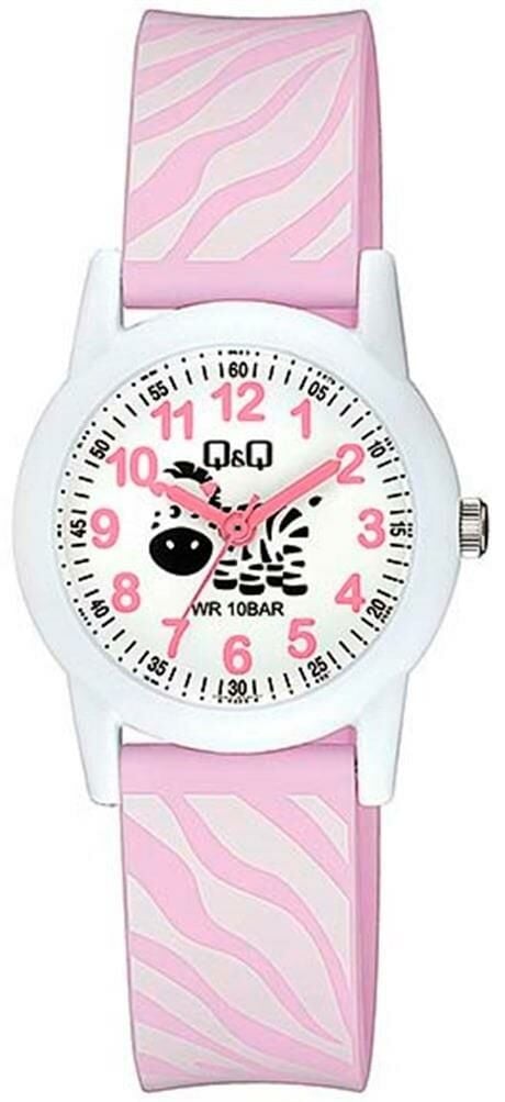 Q&Q V22A-013VY Zebra Desenli Çocuk Kol Saati