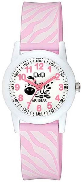 Q&Q V22A-013VY Zebra Desenli Çocuk Kol Saati