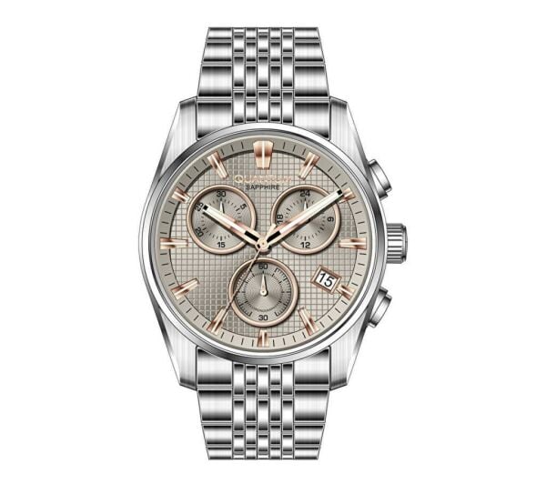 Quantum PWG1196.370 Kronograf Safir Cam 10 Bar Erkek Kol Saati