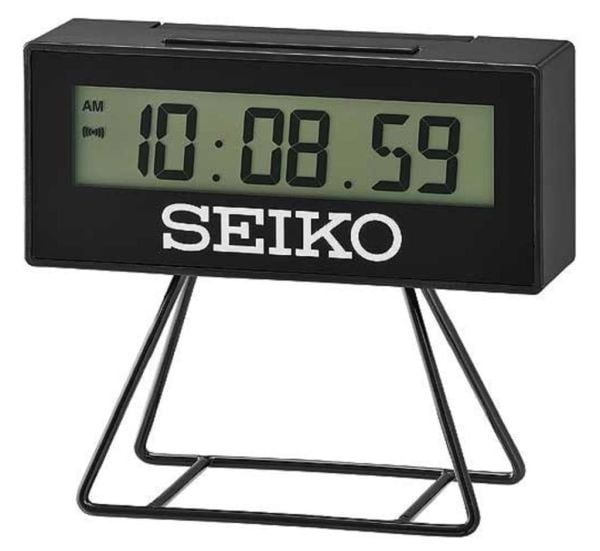 Seiko Clocks Sports Timer QHL092K Kronometre ve Geri sayım sayacı fonksiyonlu Masa Saati