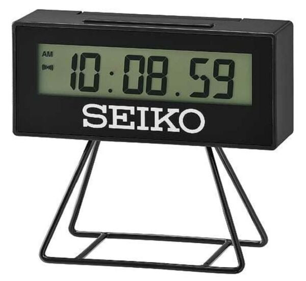 Seiko Clocks Sports Timer QHL092K Kronometre ve Geri sayım sayacı fonksiyonlu Masa Saati