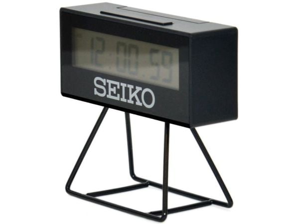 Seiko Clocks Sports Timer QHL092K Kronometre ve Geri sayım sayacı fonksiyonlu Masa Saati