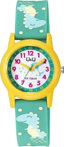 Q&Q V22A-023VY Sevimli Dinazor Desenli Çocuk Kol Saati