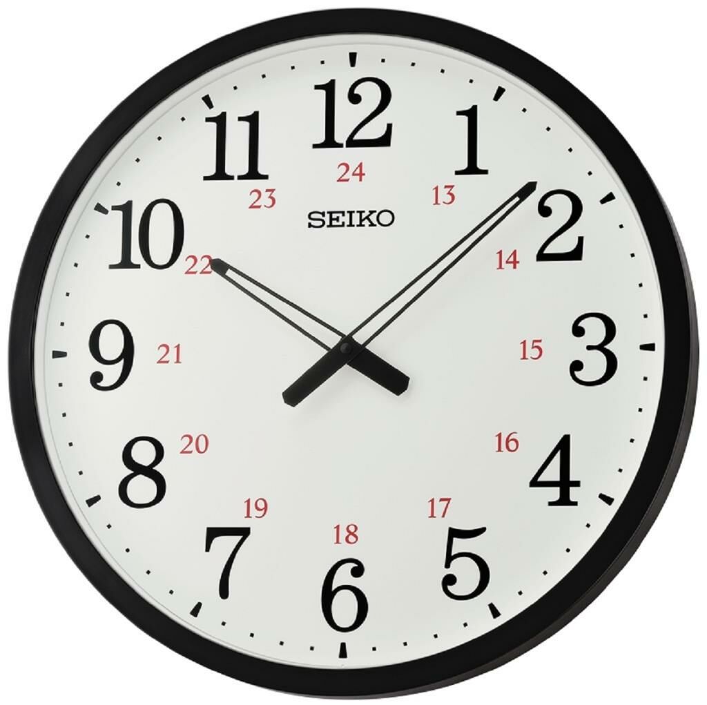 Seiko Clocks QXA819K 24 Saat Dilimli Ofis Salon Oda Dekoratif Duvar Saati