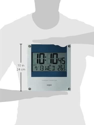 Casio ID-11S-2DF Dijital Termometre Takvimli Duvar Saati