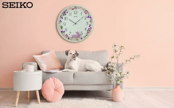 Seiko Clocks QXC238W Tavşan Figürlü Sarkaçlı Duvar Saati