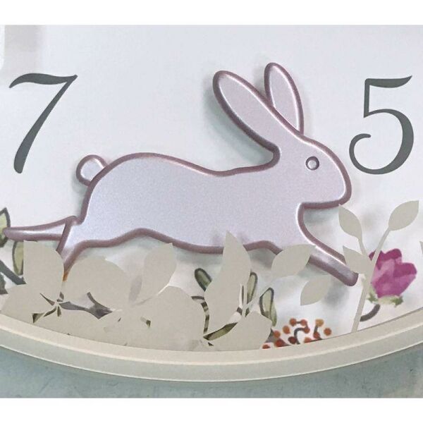 Seiko Clocks QXC238W Tavşan Figürlü Sarkaçlı Duvar Saati