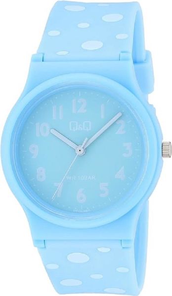 Q&Q VP46J066Y 10 Bar Mavi Puanlı Çocuk Kol Saati