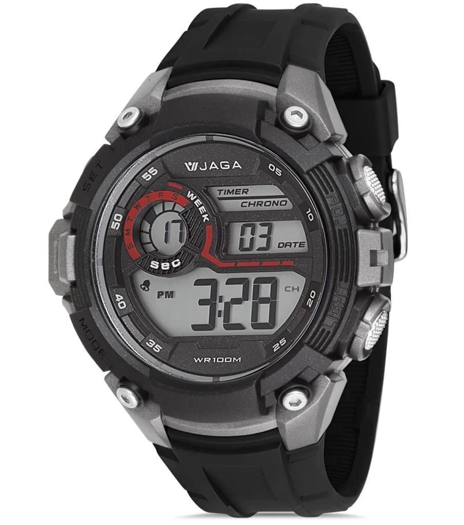 Jaga JL M1198-OACA-2 640051 Dijital Erkek Genç Kol Saati