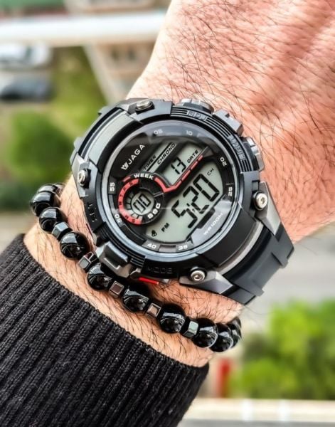 Jaga JL M1198-OACA-2 640051 Dijital Erkek Genç Kol Saati