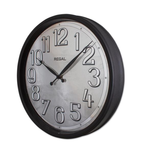 Regal 4510 BS Eskitme Ofis Salon Metal Duvar Saati