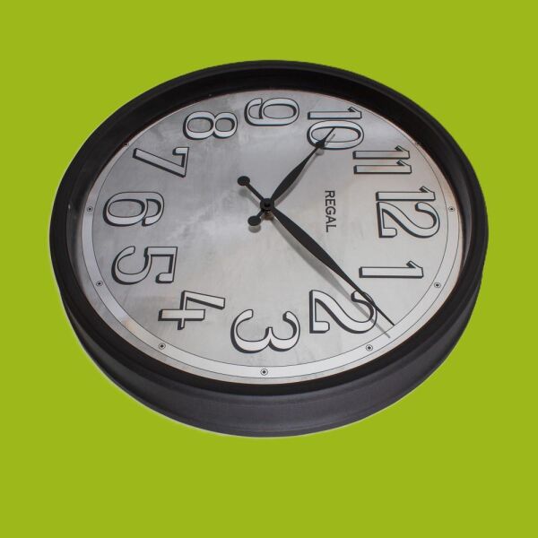 Regal 4510 BS Eskitme Ofis Salon Metal Duvar Saati