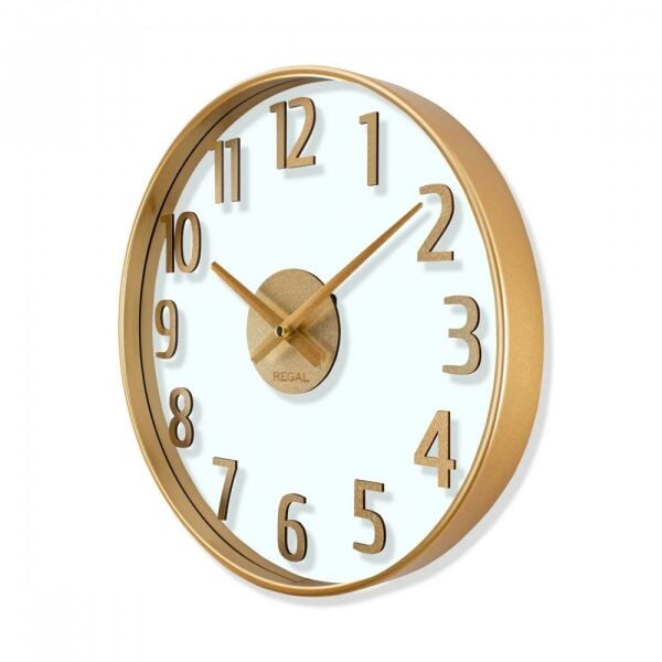 Regal 0638 G2 Opal Şeffaf Kadranlı Çift Cam Duvar Saati