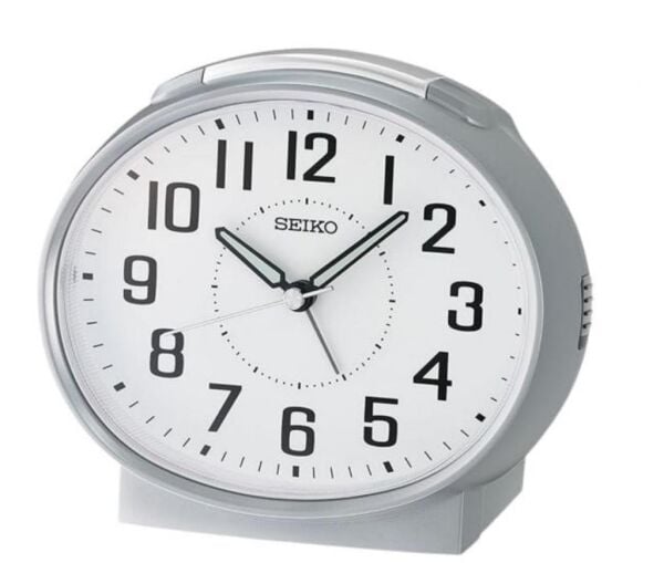 Seiko QHK059S Sessiz Saniyeli Aydınlatmalı Bell Sesli Alarm 5 dk Ertelemeli Masa Saati