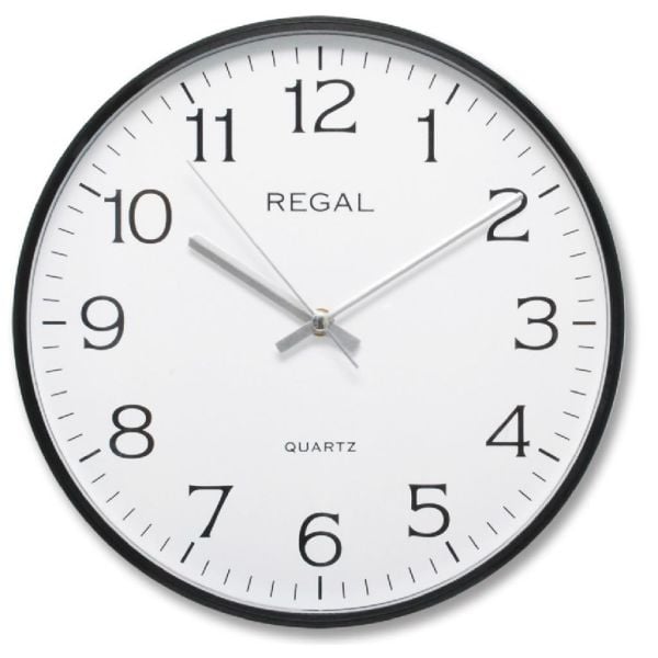 Regal 0250 BW İnce Çerçeve Slim Duvar Saati