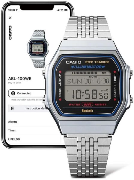 Casio ABL-100WE-1ADF Adımsayar Bluetooth Unisex Kol Saati
