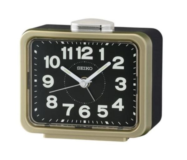 Seiko QHK062G Sessiz Saniyeli Aydınlatmalı Bell Sesli Alarmlı Masa Saati