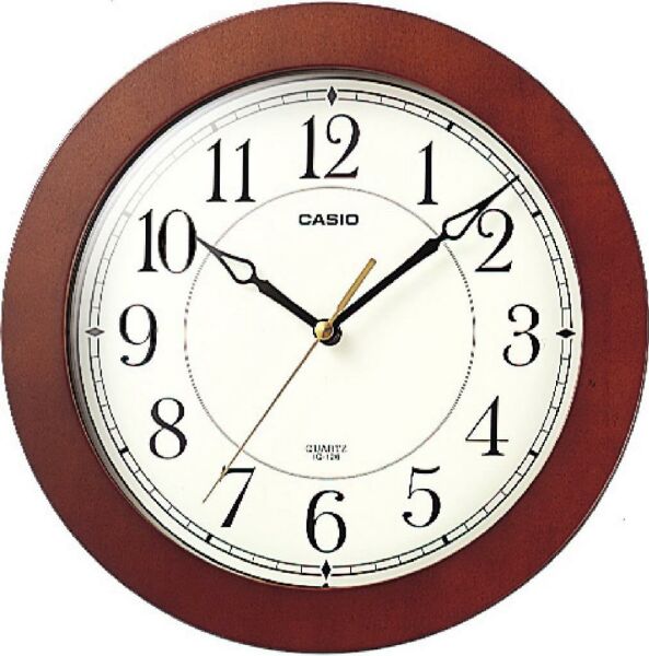 Casio IQ-126-5DF Plastik Kasa Duvar Saati