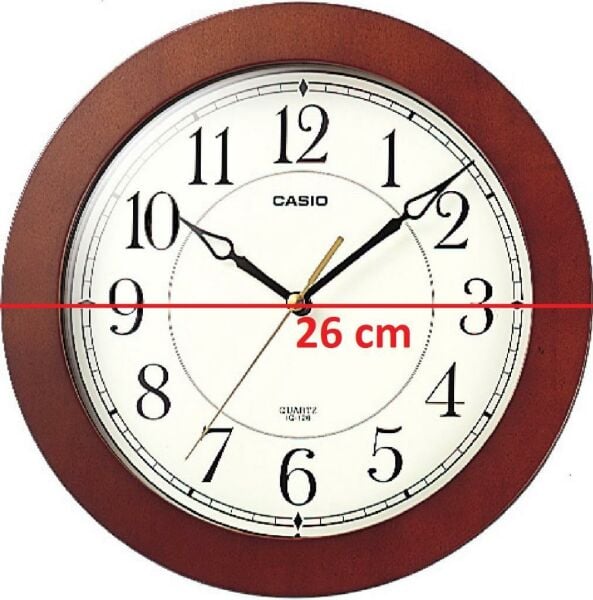 Casio IQ-126-5DF Plastik Kasa Duvar Saati