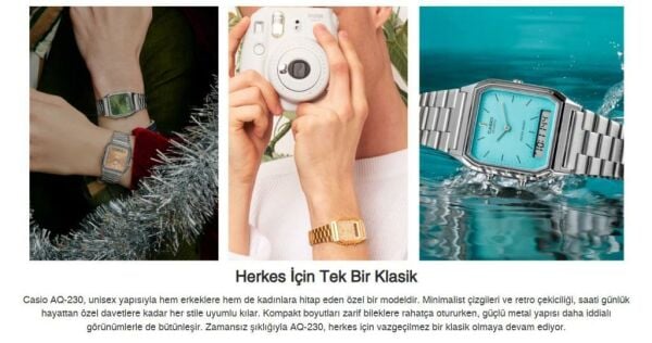 Casio AQ-230A-3AMQYDF Unisex Kol Saati
