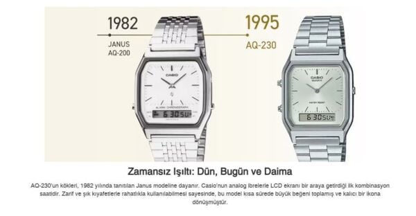 Casio AQ-230A-3AMQYDF Unisex Kol Saati