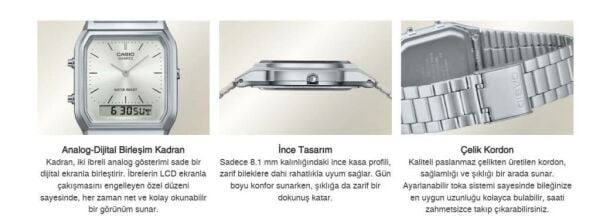 Casio AQ-230A-3AMQYDF Unisex Kol Saati