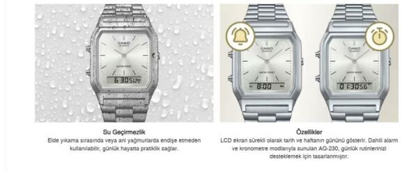 Casio AQ-230A-3AMQYDF Unisex Kol Saati