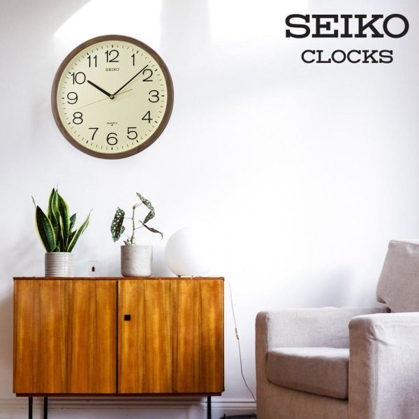 Seiko QXA808B Sessiz Saniye Dekoratif Ofis Salon Oda Duvar Saati
