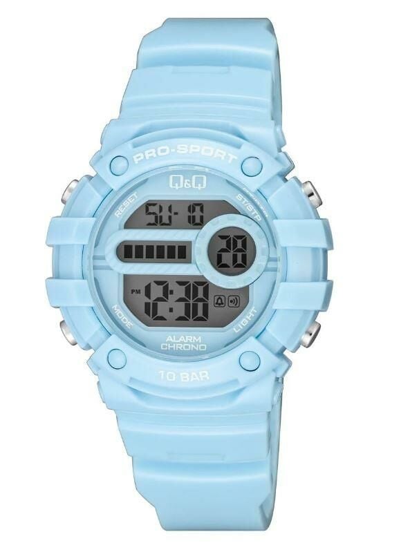 Q&Q G15A-001VY Mavi Renkli Alarmlı Tarihli Kronometreli Işıklı Çocuk Kol Saati