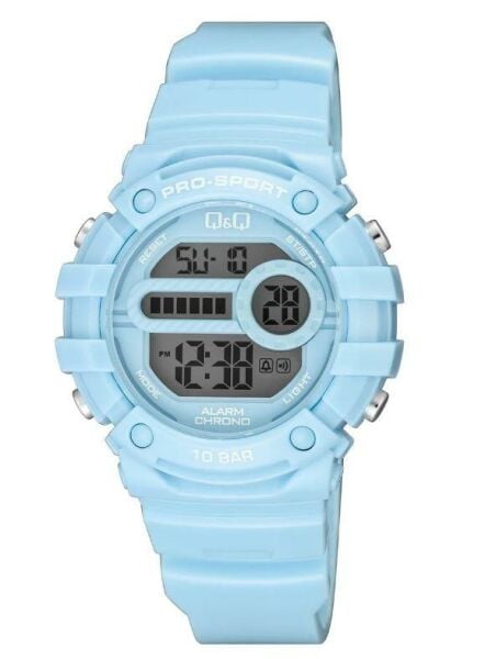 Q&Q G15A-001VY Mavi Renkli Alarmlı Tarihli Kronometreli Işıklı Çocuk Kol Saati