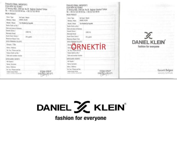 Daniel Klein DK102-013531-05 Erkek Kol Saati