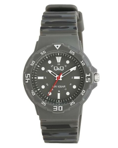 Q&Q V07A-013VY Kamuflaj Çocuk Kol Saati