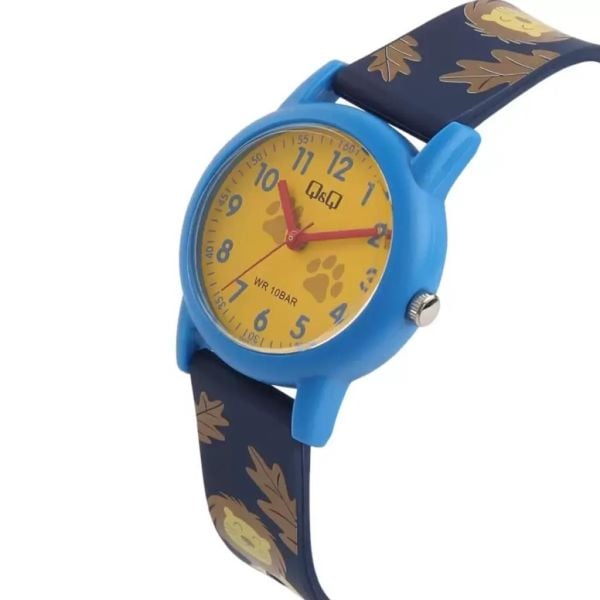 Q&Q V23A-004VY Aslan Pati Desenli Çocuk Kol Saati