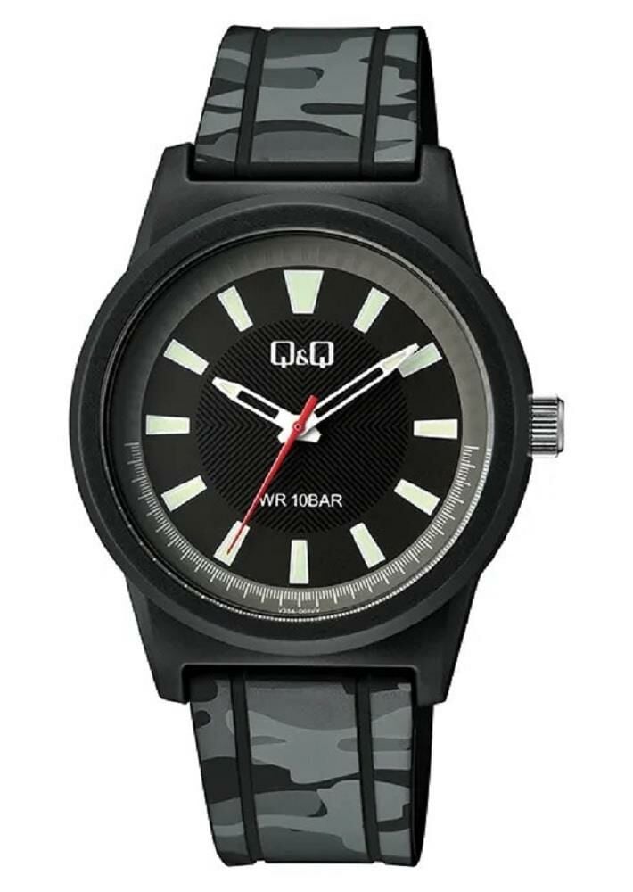 Q&Q V35A-001VY Kamuflaj Çocuk Kol Saati