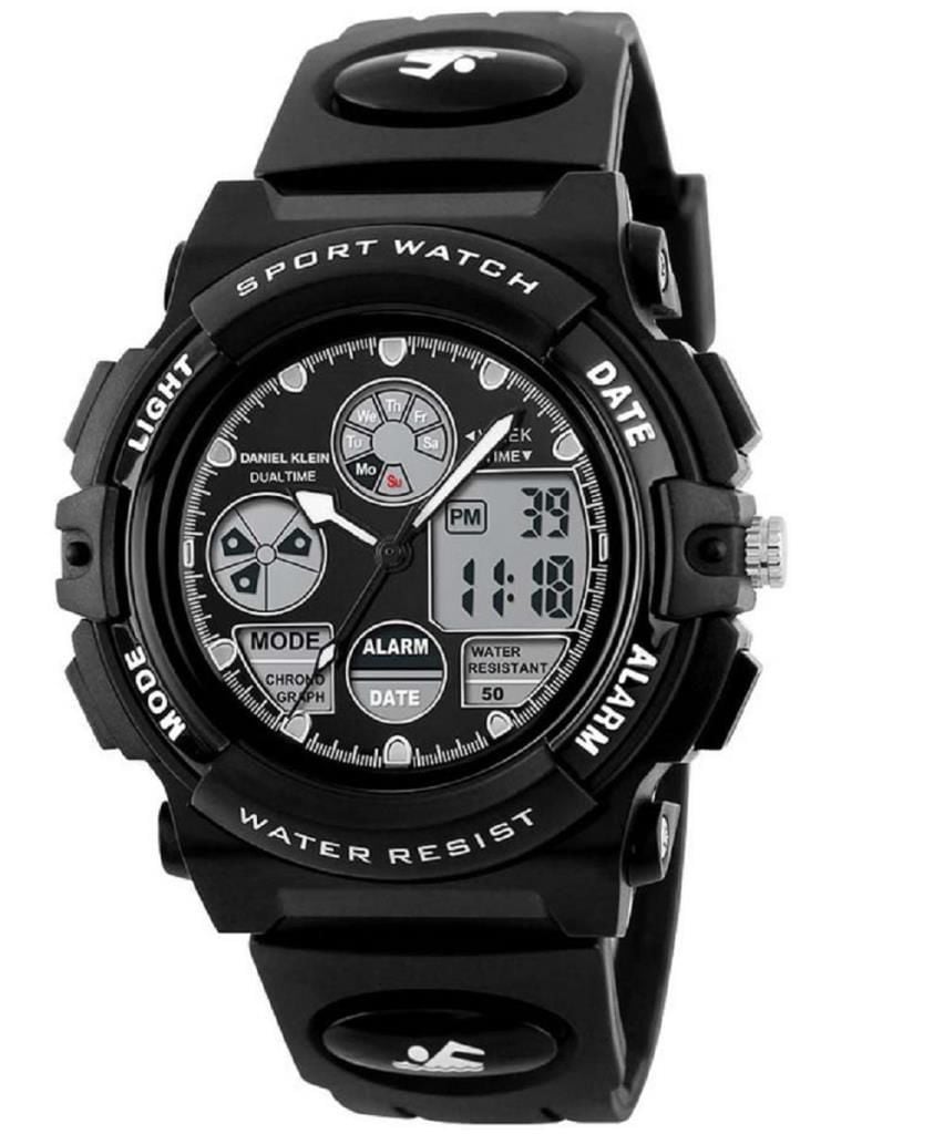 Daniel Klein DK-1163-1 10-14 Yaş için Alarm ve Kronometreli Analog Digital Çocuk Kol Saati