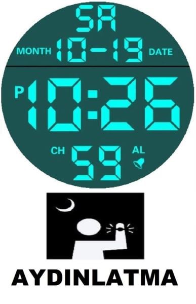 Daniel Klein DK-1163-1 10-14 Yaş için Alarm ve Kronometreli Analog Digital Çocuk Kol Saati