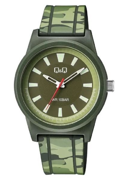 Q&Q V35A-003VY Kamuflaj Çocuk Kol Saati