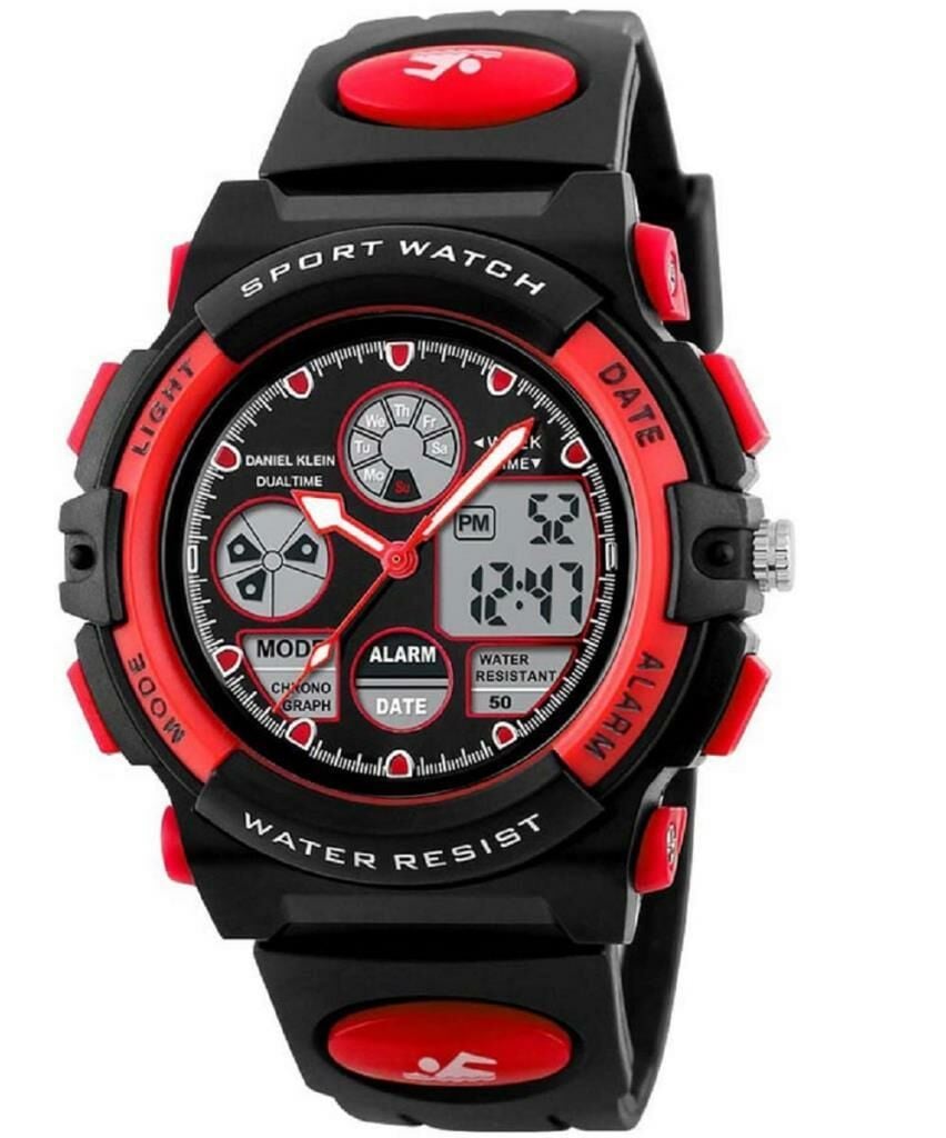 Daniel Klein DK-1163-2 10-14 Yaş için Alarm ve Kronometreli Analog Digital Çocuk Kol Saati