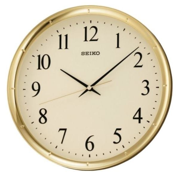 Seiko QXA417G Gold Renkli Plastik Kasa Quartz Mekanizmalı Duvar Saati