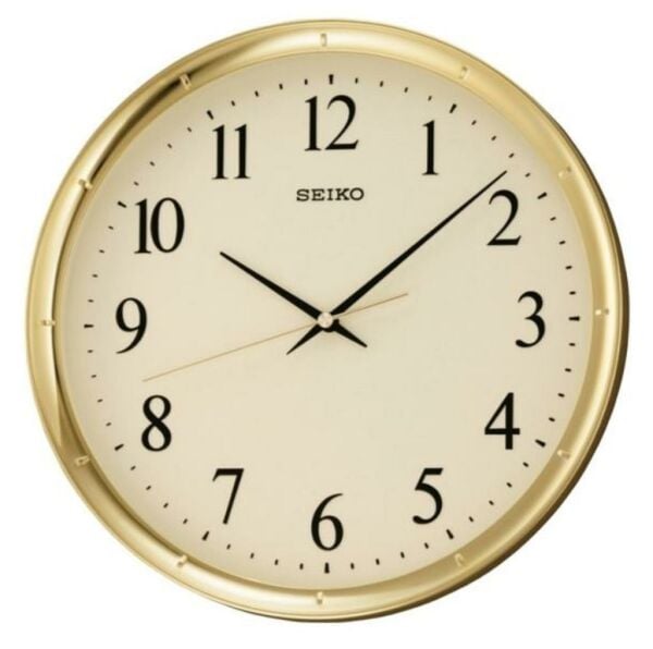 Seiko QXA417G Gold Renkli Plastik Kasa Quartz Mekanizmalı Duvar Saati