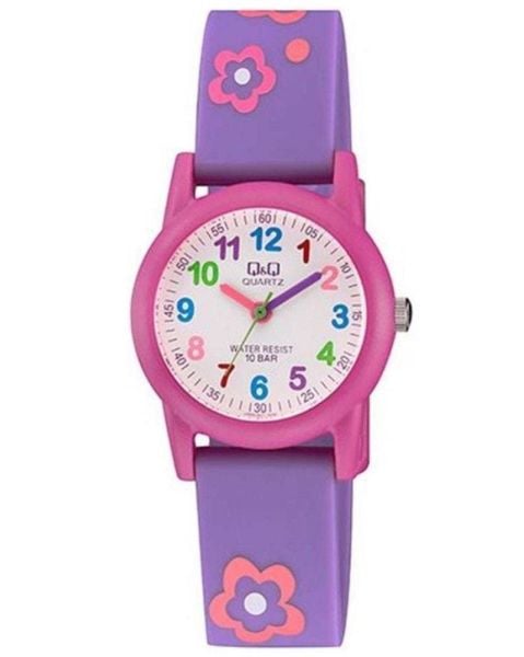 Q&Q VR99J001Y Çiçek Desenli Çocuk Kol Saati