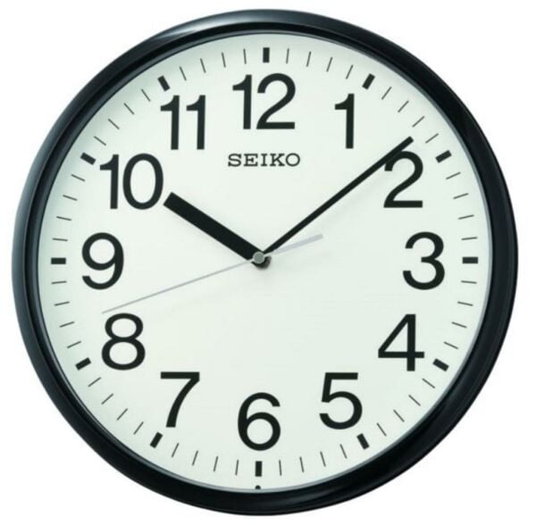 Seiko QXA756K Siyah Renkli Plastik Kasa Quartz Mekanizmalı Duvar Saati