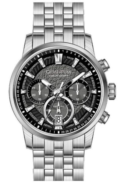 Quantum PWG1164.350 Safir Cam Multifonksiyonlu Erkek Kol Saati