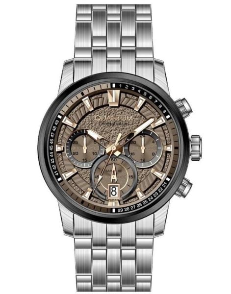 Quantum PWG1164.040 Safir Cam Multifonksiyonlu Erkek Kol Saati