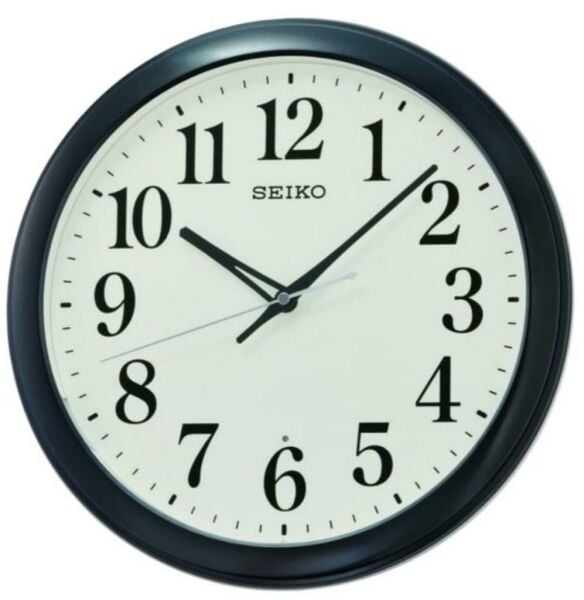 Seiko QXA776K Plastik Kasa Otomatik Işıklı Sensörlü Dekoratif Analog Duvar Saati